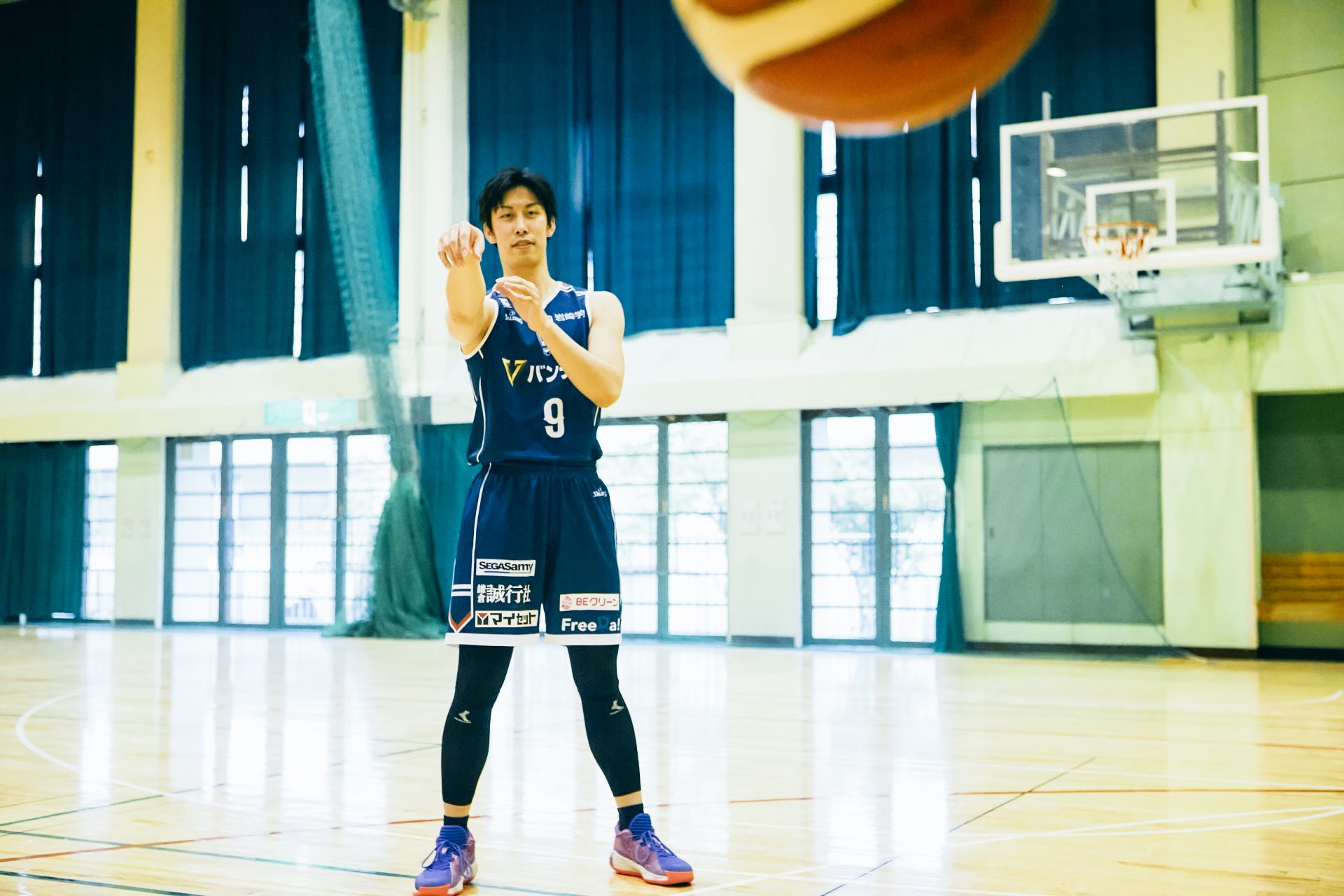 森川正明（横浜ビー・コルセアーズ）絶賛のSPALDING x STICKER