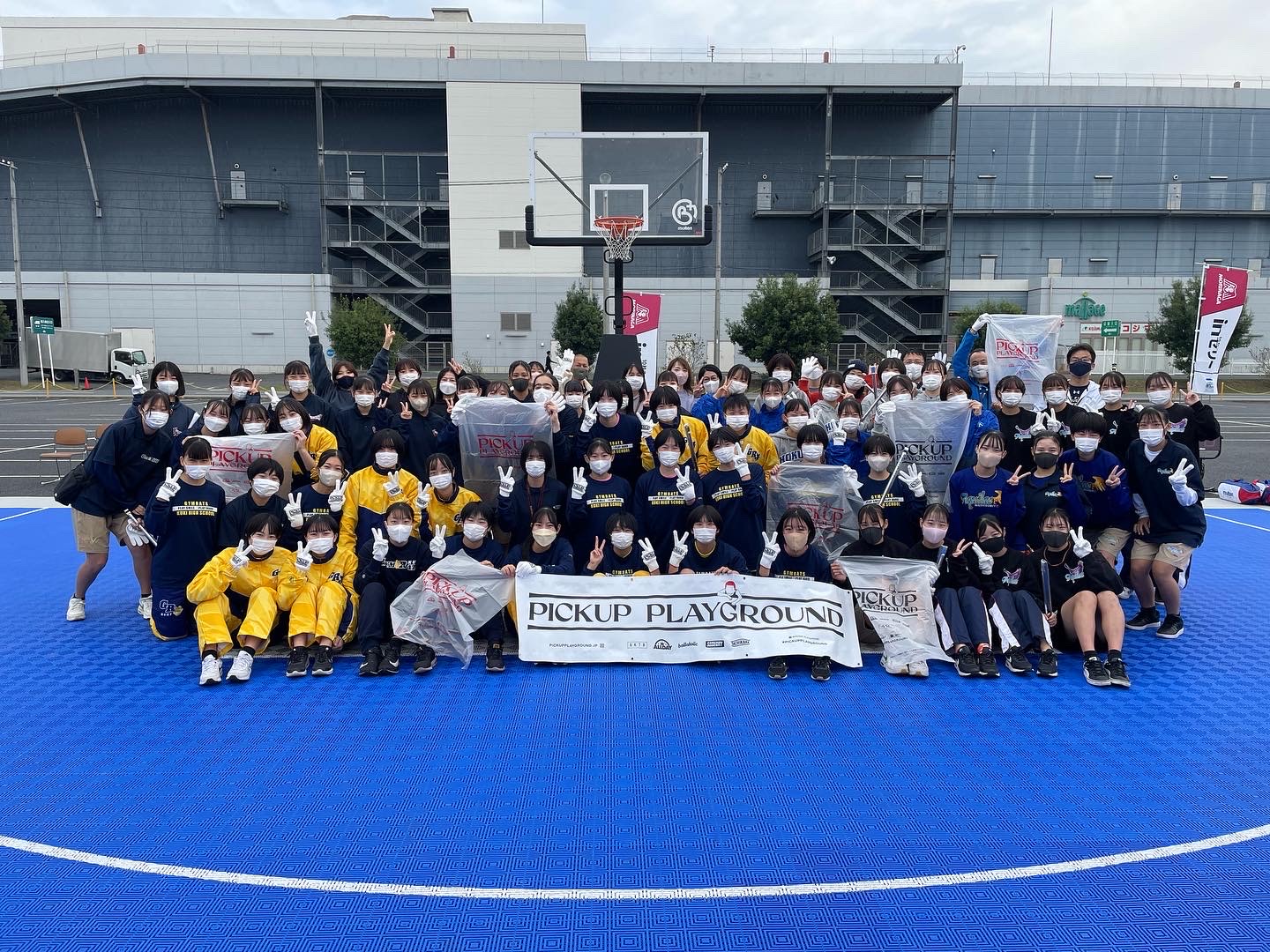 久喜市内5つの高校による3x3トーナメント大会＋ゴミ拾いイベントが
