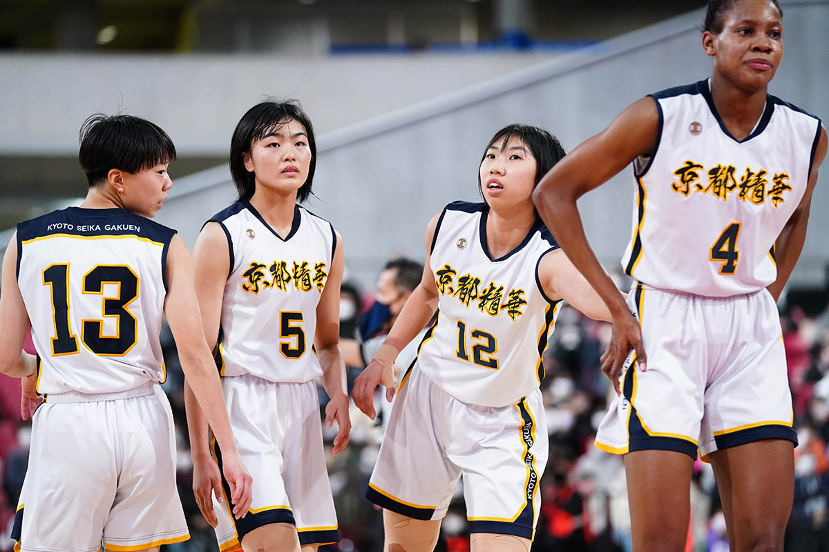 京都精華学園　Tシャツ　バスケットボール 🆚#京都精華学園 65-62 #鵬学園 🏀#ウインターカップ2024 女子