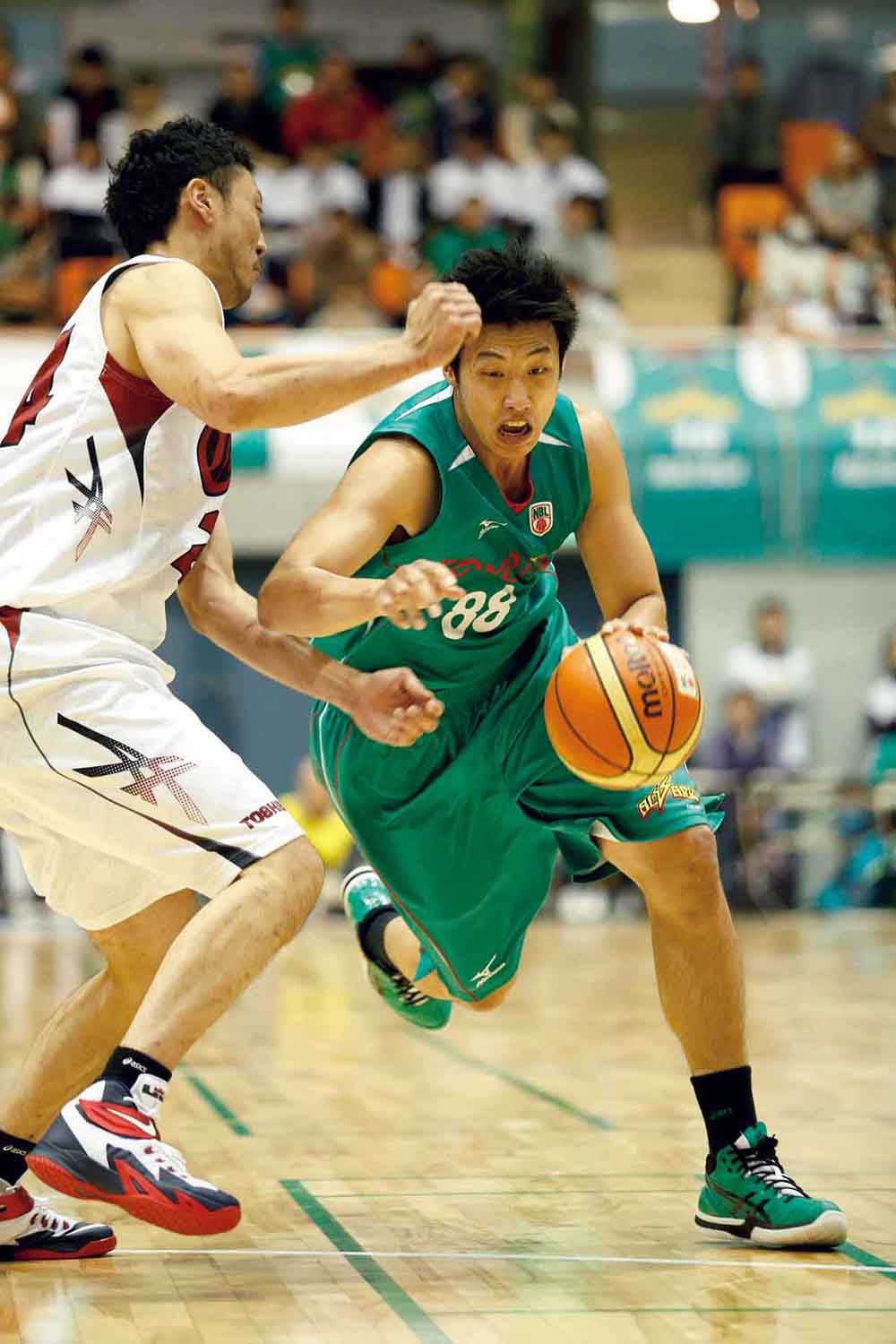 トヨタ自動車時代には外国籍選手とのマッチアップなどを経験し、よりたくましく成長