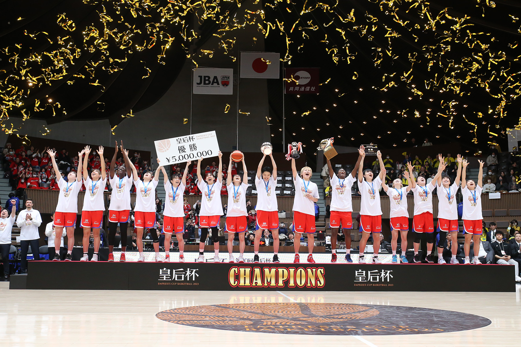 デンソー、ENEOSを下して悲願の初優勝! MVPは髙田真希が初受賞［皇后杯