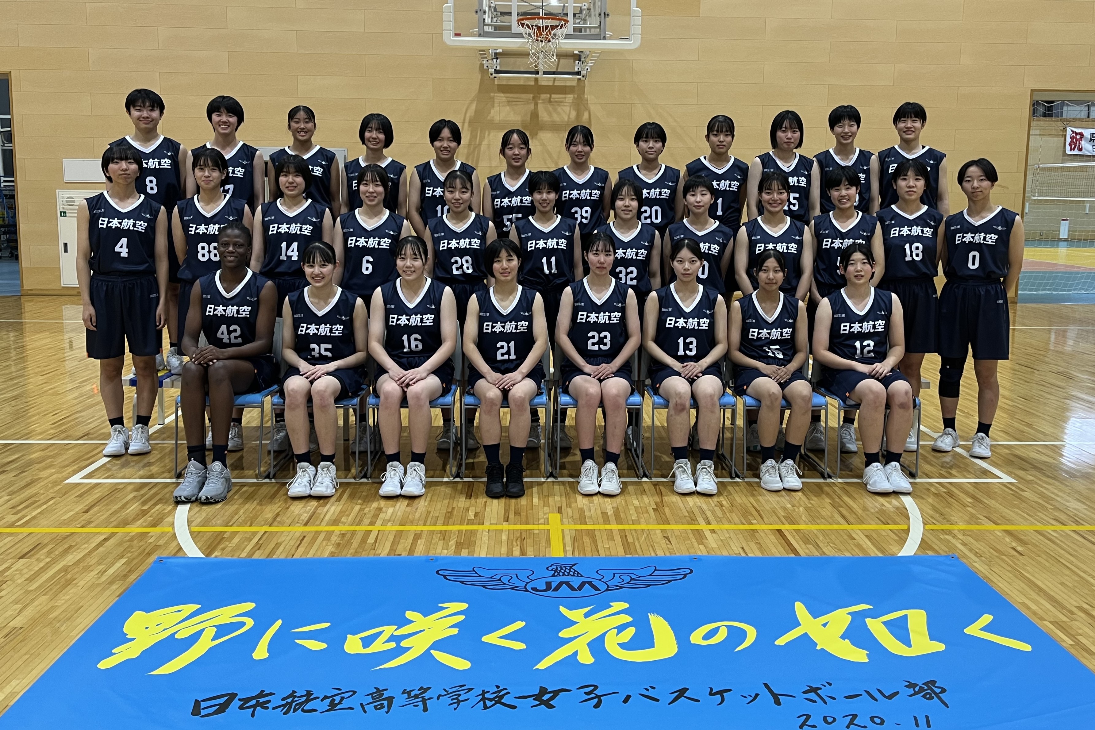日本航空バレーボール部　練習着 日本体育大学 バレー部 練習着