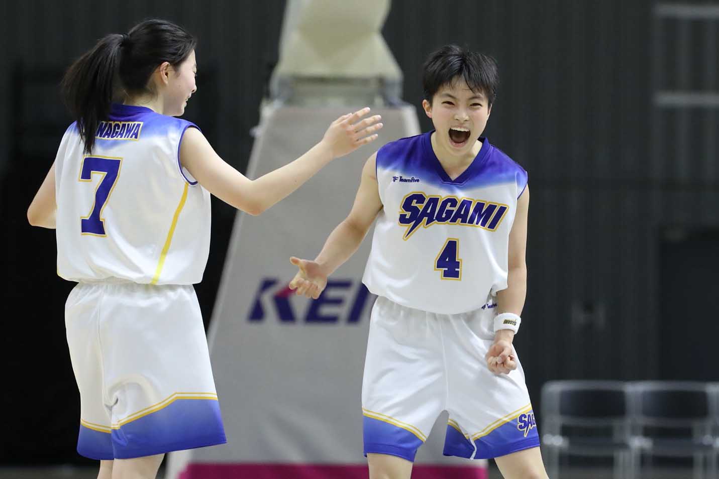 Jr.ウインターカップ2023-24】相模女大中が初の決勝進出、エース竹内34