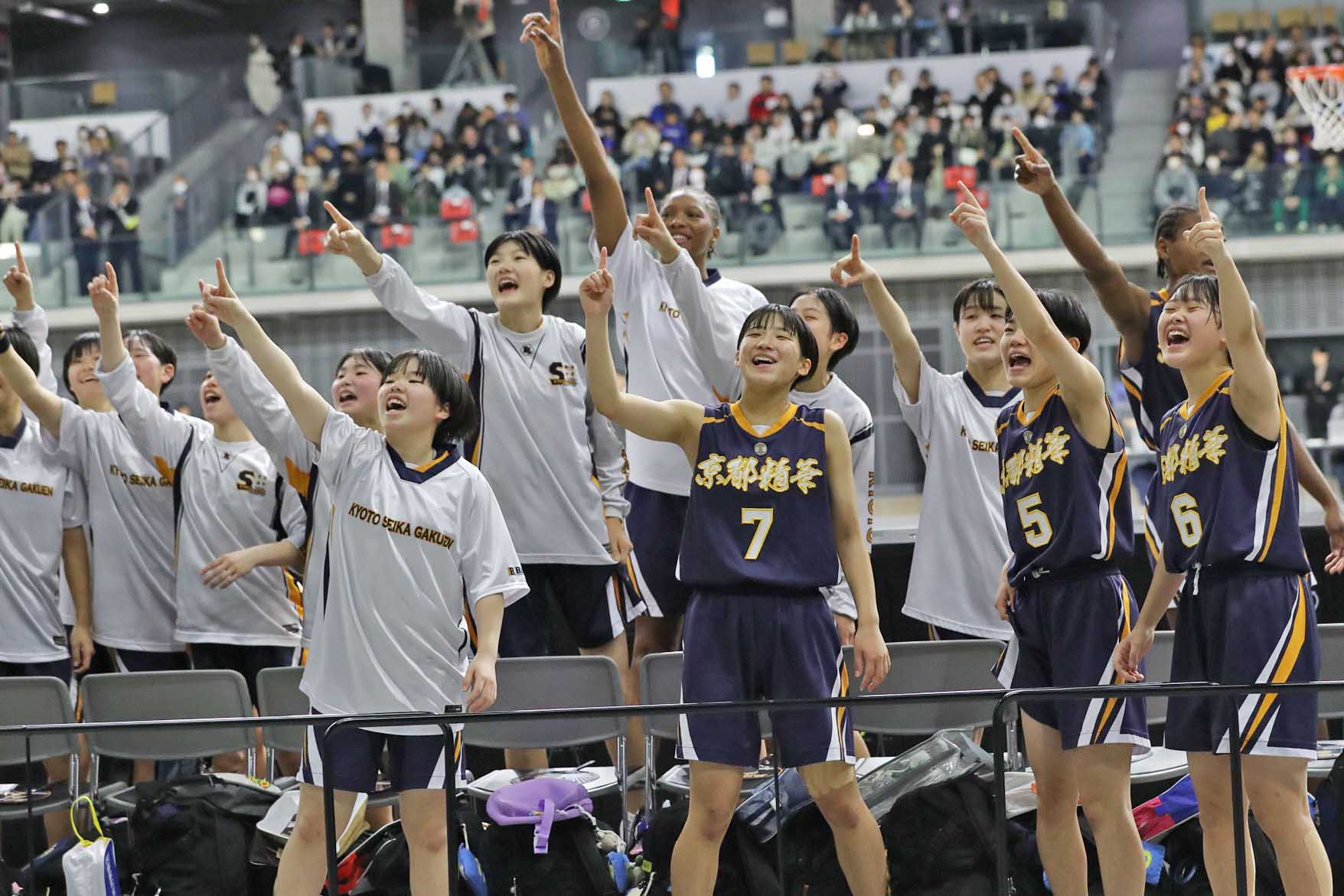 Jr.ウインターカップ2023-24】女子・京都精華学園中が全中との2冠達成