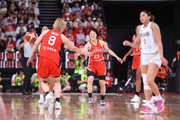 バスケ女子日本代表が圧勝したニュージーランド戦で得た自信と バスケ女子日本代表が圧勝したニュージーランド戦で得た自信と