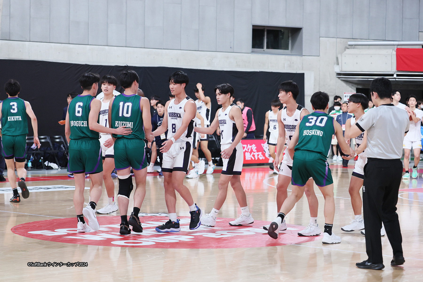 延岡学園 バスケ部 ユニフォーム上
