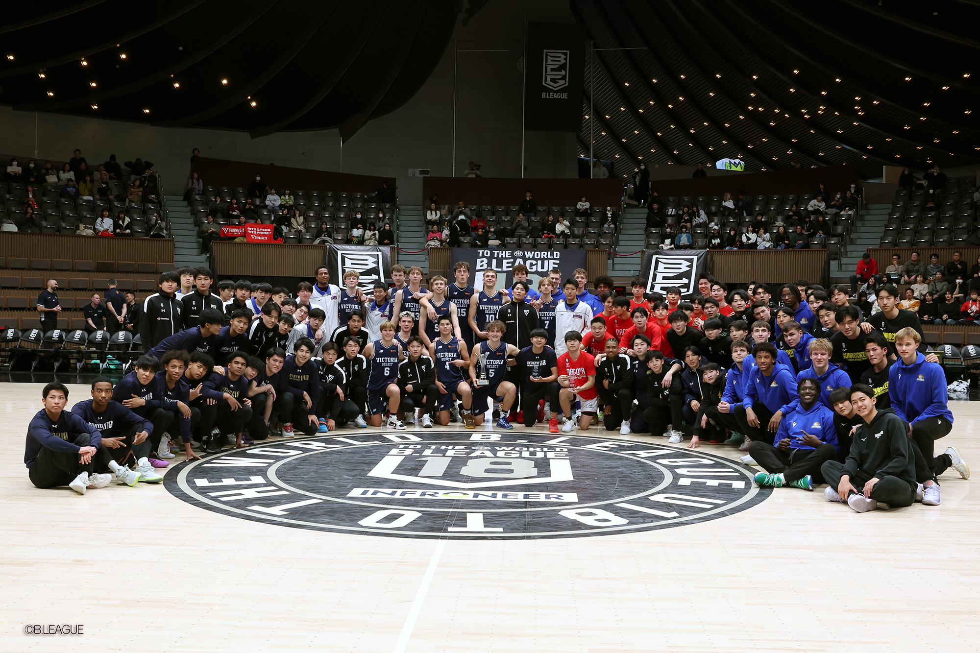 「インフロニア B.LEAGUE U16 CHALLENGE CUP 2025 Aug.」が明日（8/22）から開幕！ 琉球、福岡、SR渋谷、横浜BCのU16が海外勢と頂点を競う