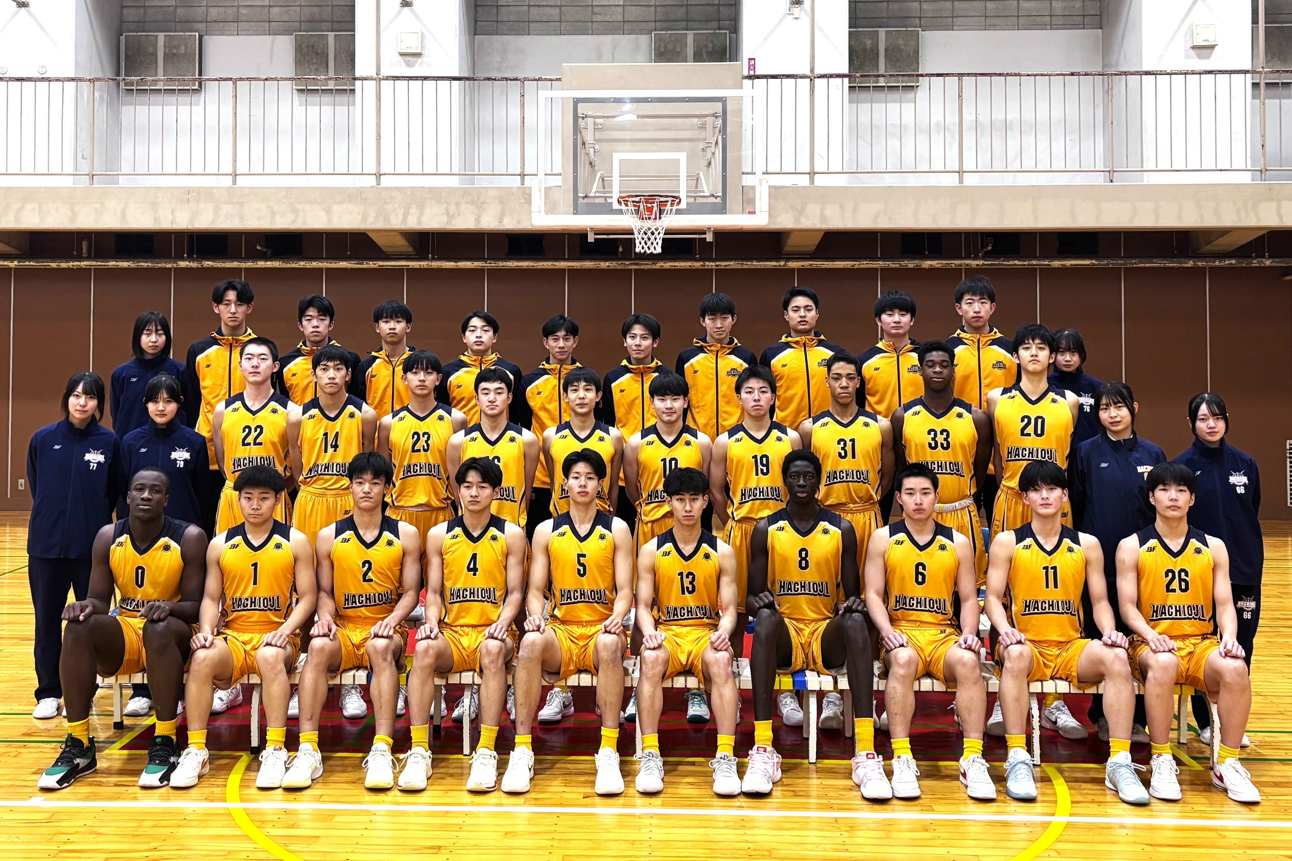 八王子学園 バスケ部 ユニフォーム ウインターカップ2025_16男子_東京①_八王子学園八王子 | 月刊