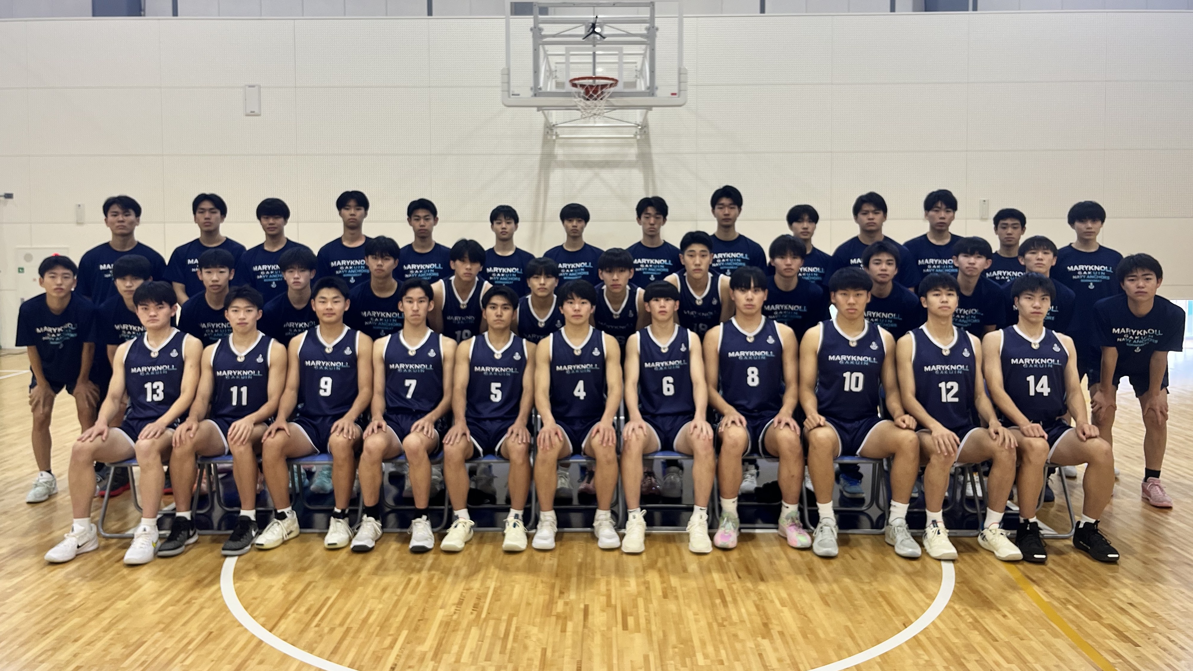 四日市メリノール学院 上下 昨年の大敗から1年ーー四日市メリノール学院、リバウンドで示した