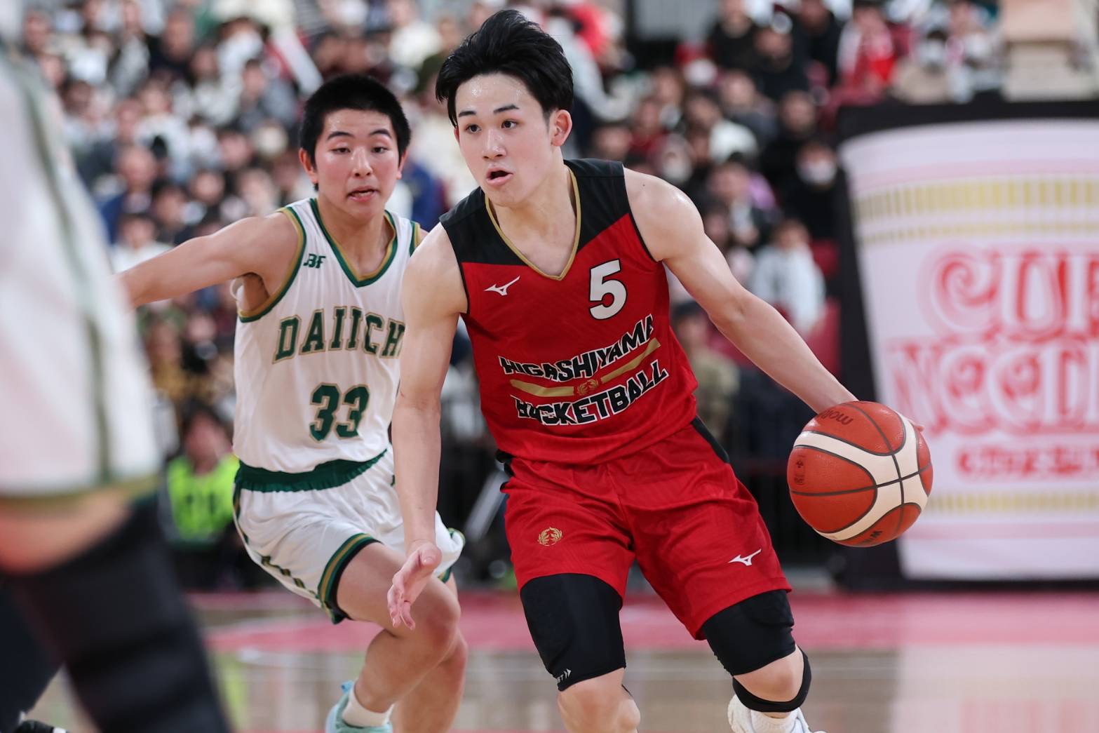 高校バスケ⁄男子東山が5年ぶりの決勝に挑む 東山バスケ 佐藤