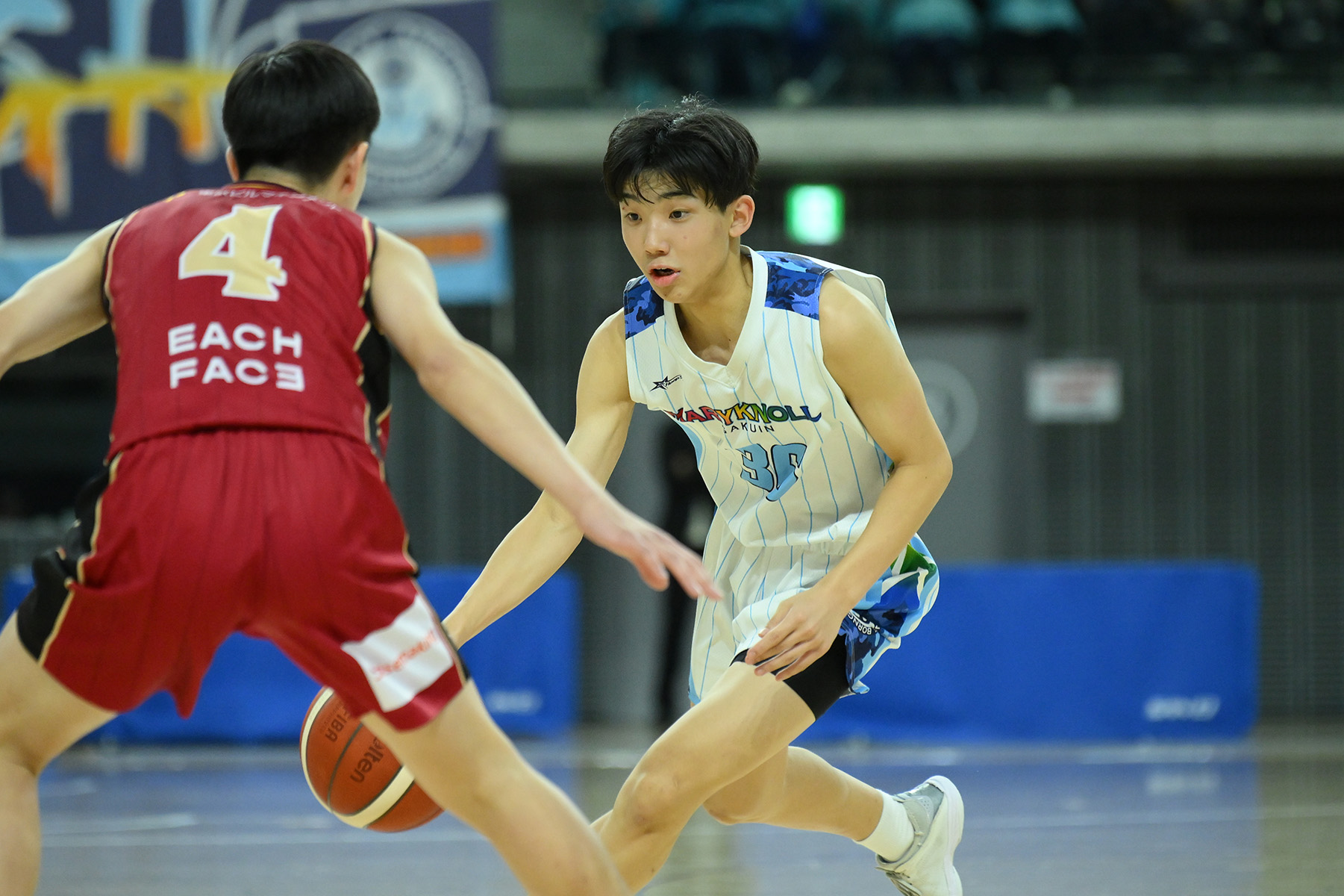 四日市メリノール学院 上下 四日市メリノール学院中が3回戦進出、後半は15失点に抑える[Jr