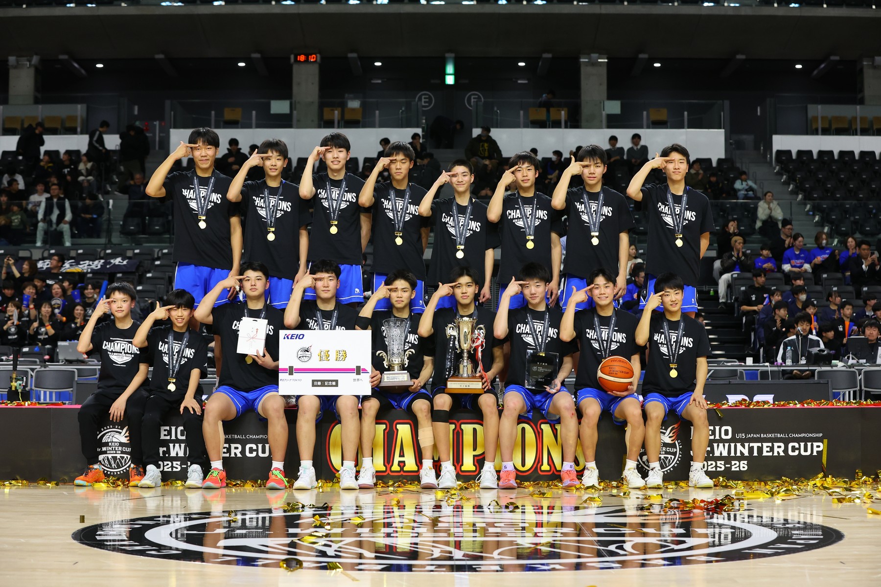 京都精華学園中が初優勝！男女で頂点の快挙 [Jr.ウインターカップ]