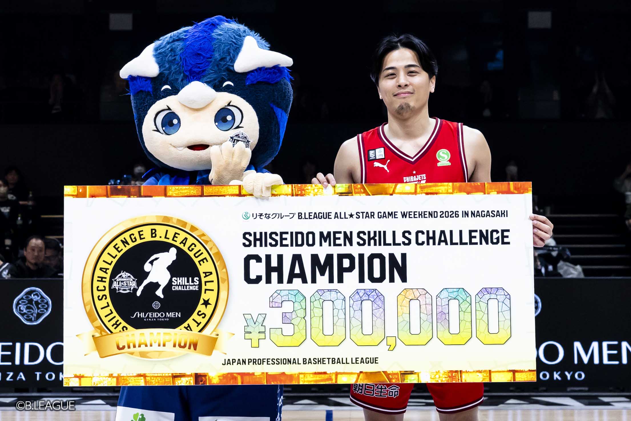 富樫勇樹、“スペシャルバッシュ”を武器にノーミスで２度目の優勝[SHISEIDO MEN SKILLS CHALLENGE]