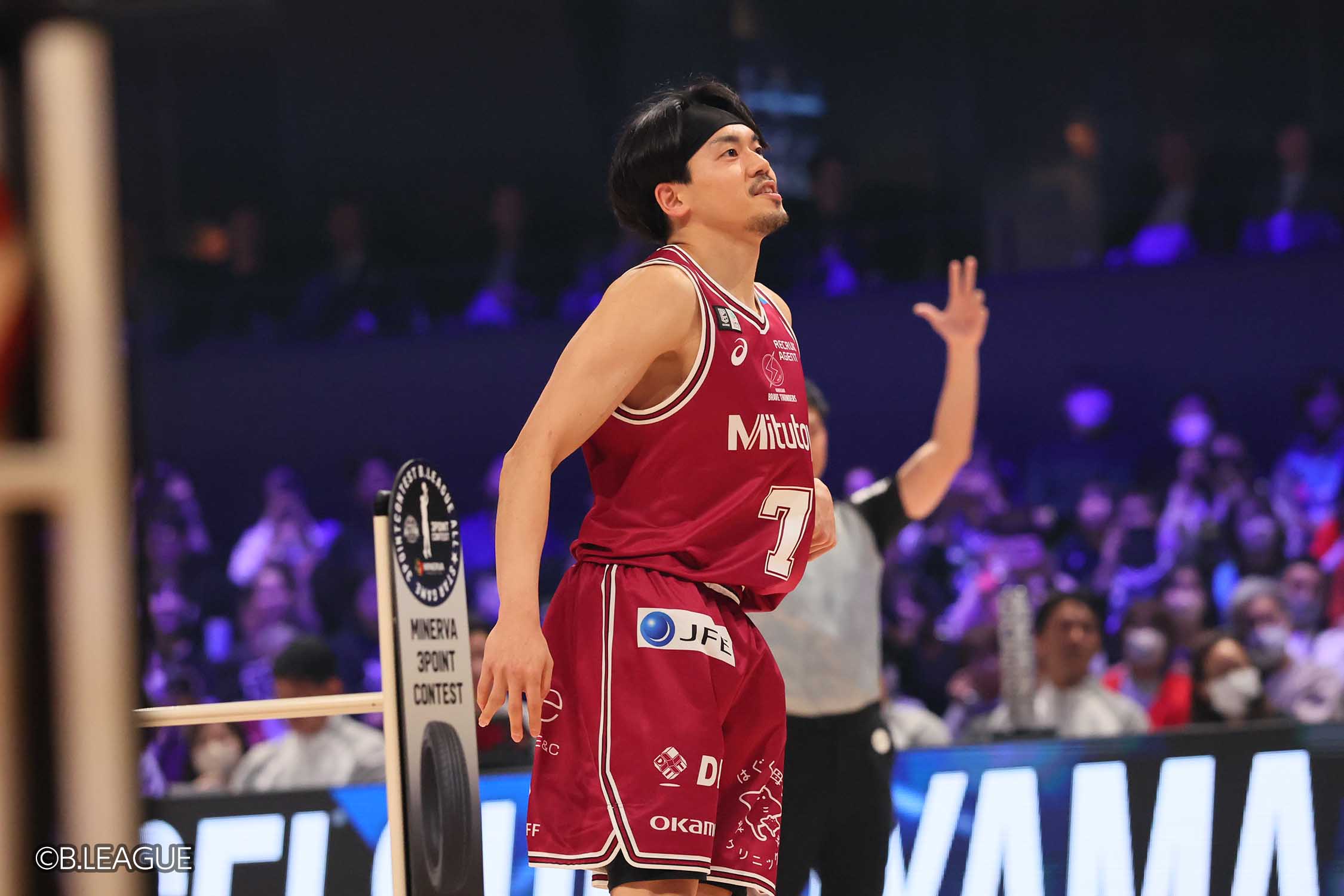 金丸晃輔が3ポイント王者に！富永とのサドンデスを制す[MINERVA 3POINT