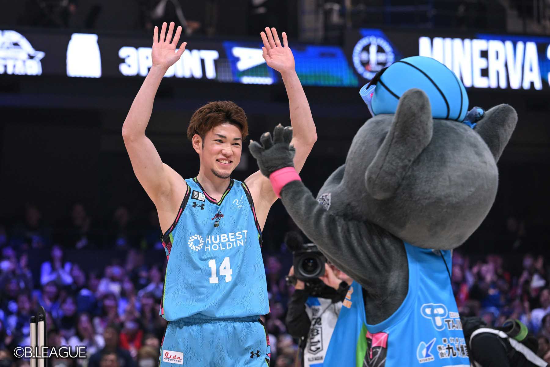 金丸晃輔が3ポイント王者に！富永とのサドンデスを制す[MINERVA 3POINT