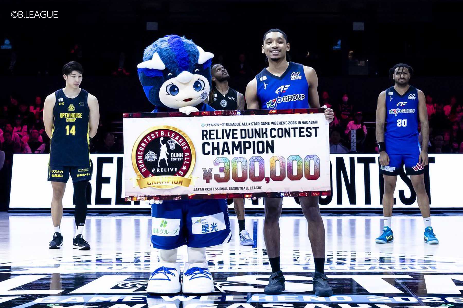 須藤タイレル拓が劇的初優勝！声援を力に新たなダンク王に[RELIVE DUNK CONTEST]