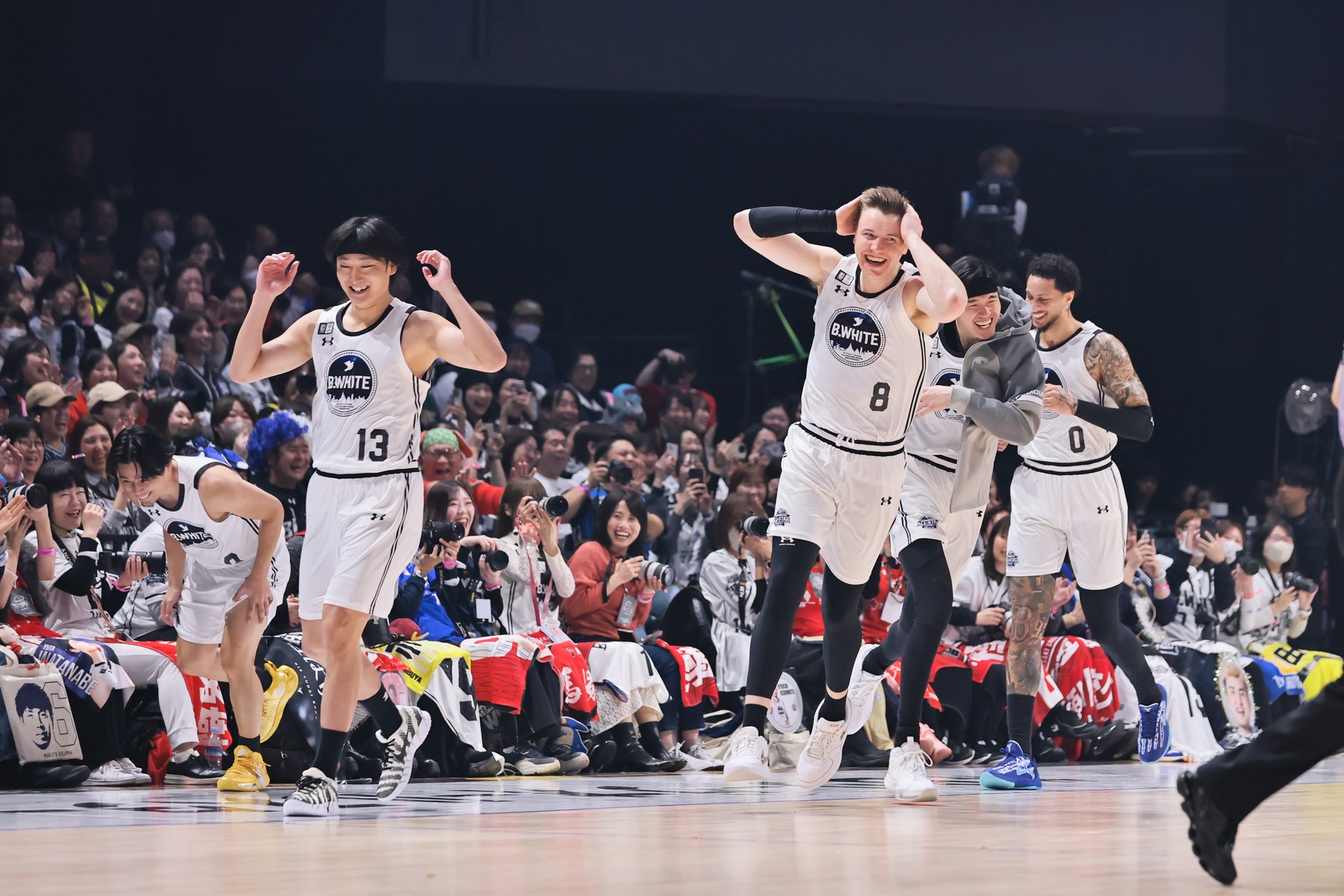 B.WHITEが勝利、MVPは地元出身で3P9本成功の田中大貴が受賞[B.LEAGUE