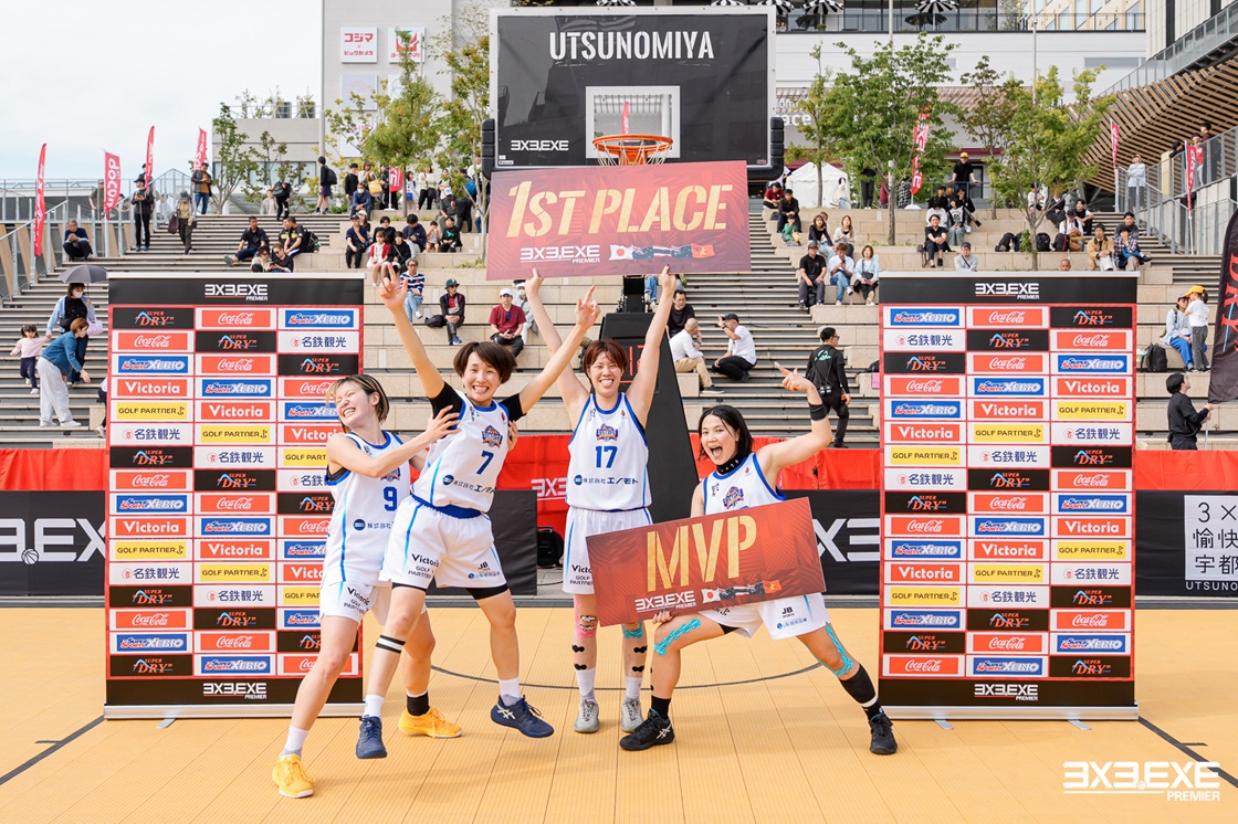 UENOHARA SUNRISE.EXEが開幕戦を制す——「3x3.EXE PREMIER 2026 WOMEN'S