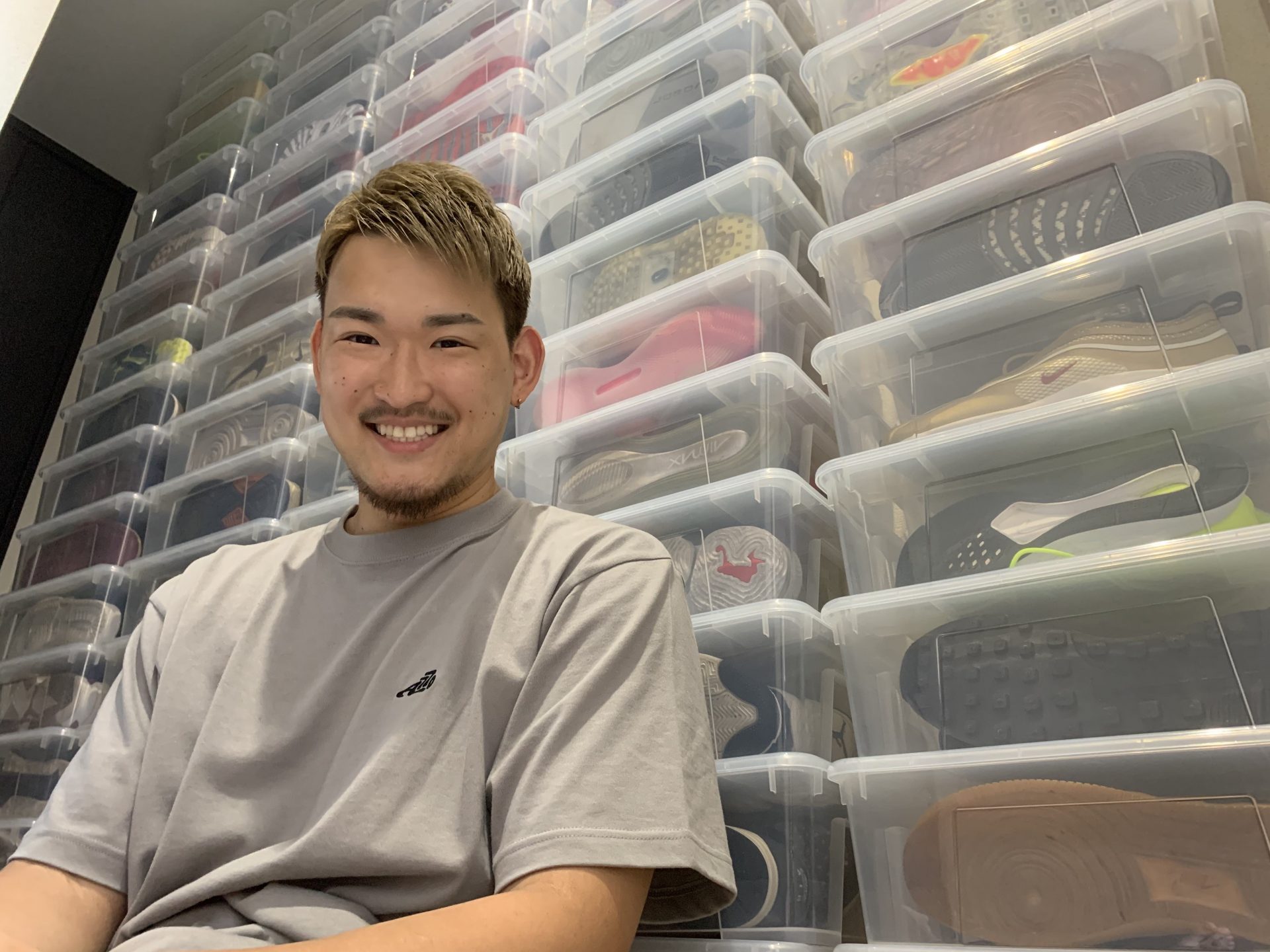 スニーカー フリーク 岡本飛竜 広島 と青木太一がスニーカーへの愛を語る トピックス 月刊バスケットボールweb