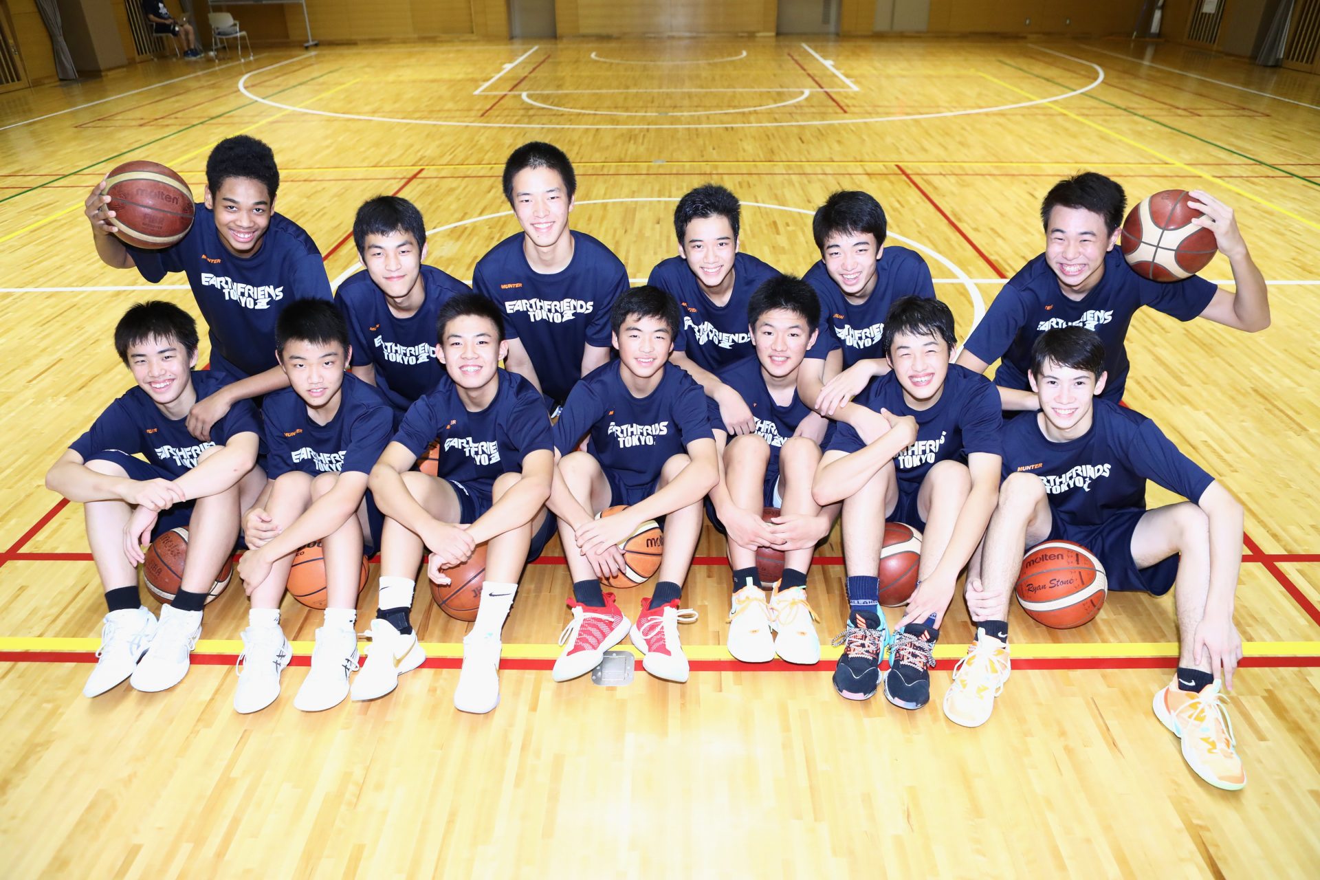 190㎝台が2人、180㎝台が5人在籍するアースフレンズ東京Z U15 | 月刊