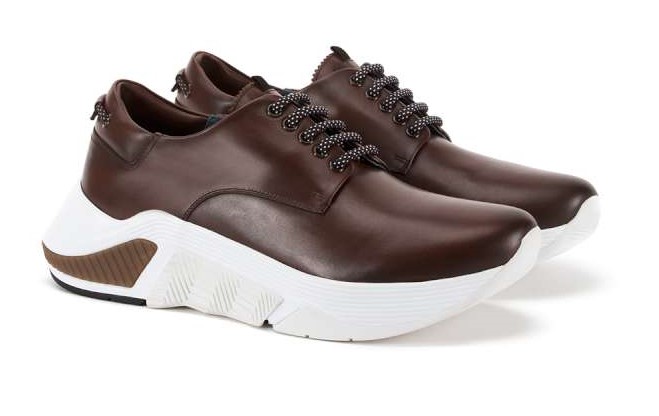 ジョルジオアルマーニ コントラストパネルスニーカー 希少 定価14万円