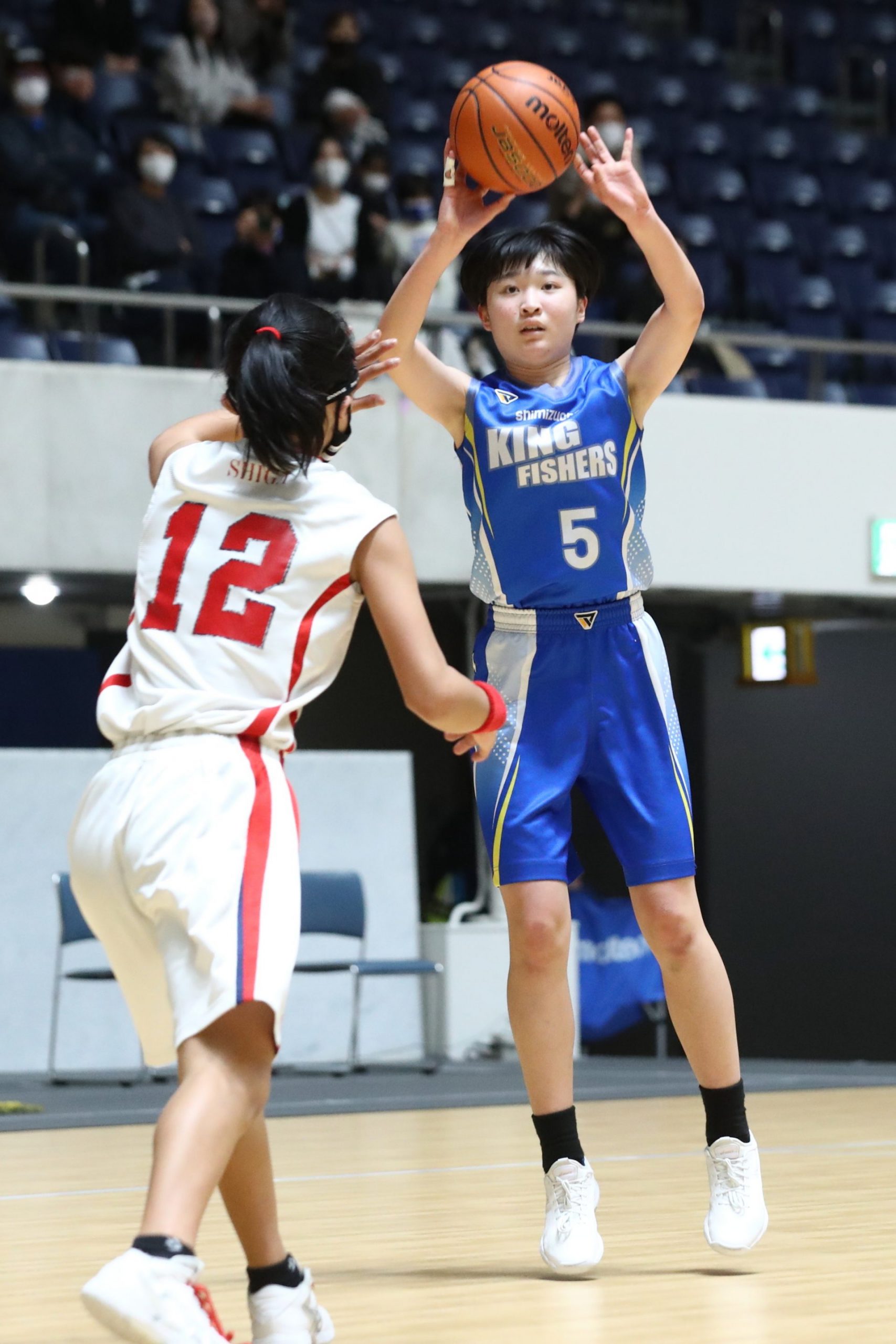 全国ミニバス2022】清水町キングフィッシャーズを力強くけん引した身長