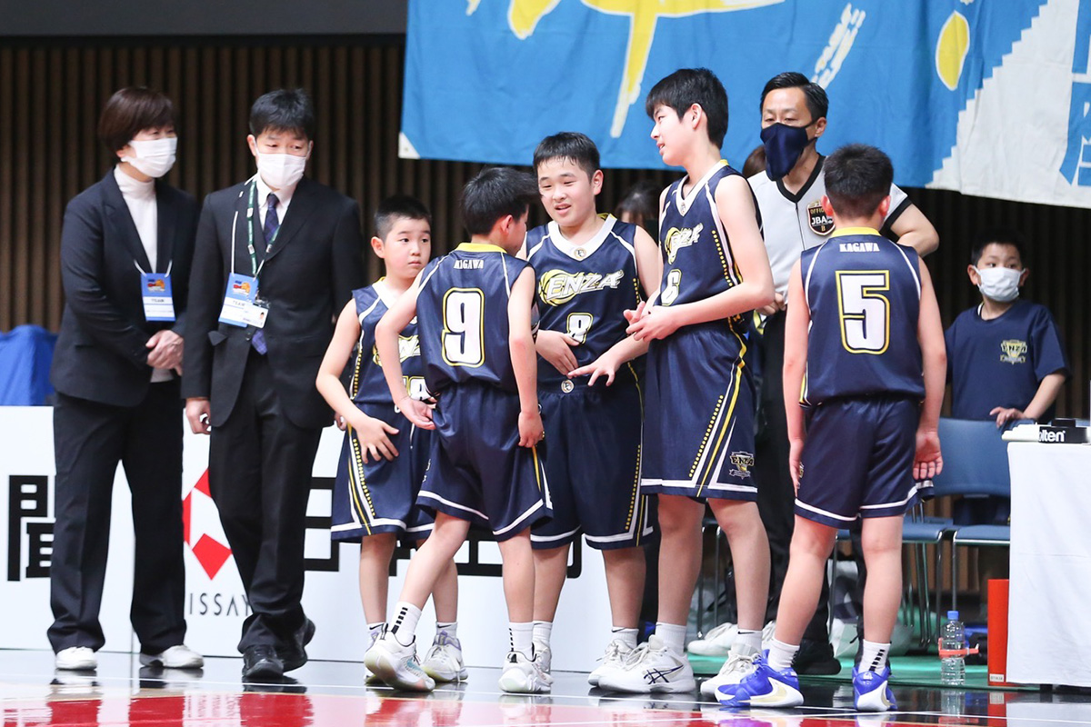 全国ミニバス2022】円座スポーツ少年団(香川県)が後半一気に差をつけて